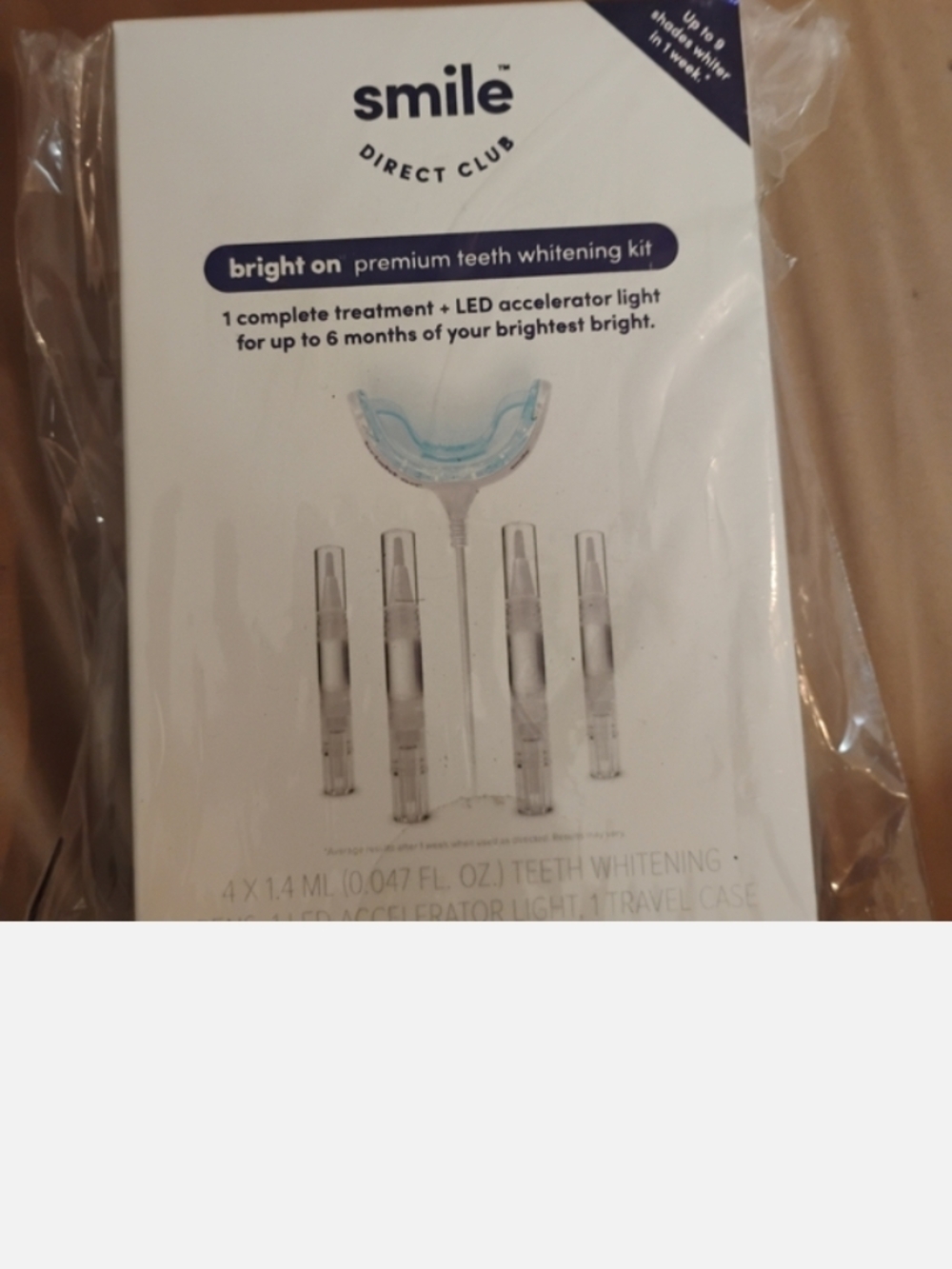 Smile Direct Club Bright On Premium Teeth Whitening Kit - White & Blue
